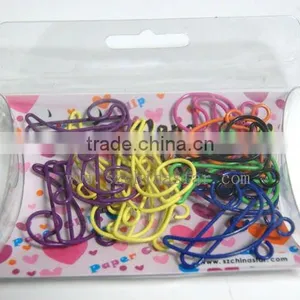 Assorted Beautiful Shapes Paper Clip With PET Box---music Shape thumbnail-1