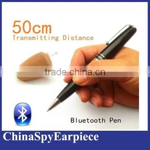 Long Distance Metal Bluetooth Pen Micro Hidden Earpiece thumbnail-2