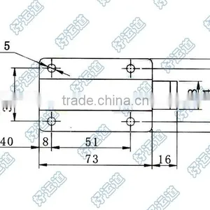 03112 Truck Latch Trailer Body Latch Slam Lock thumbnail-3