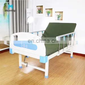 Medical Equipment Hot Sales 1 Crank One Function Manual Hospital Bed For Sale thumbnail-5