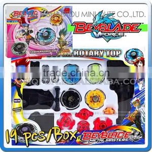 Mini Qute 19pcs/lot Free Shipping Beyblade Classic Toy Spinning Top Peg-top Learning & Education Toys for Boys NO.MQ 130 thumbnail-1
