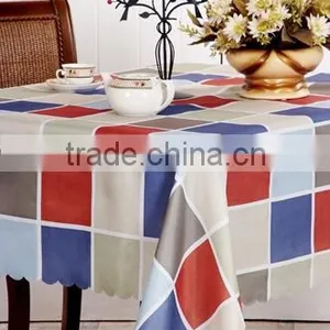 Easy Cleaning Cheap Custom Polyester Table Cloth thumbnail-1