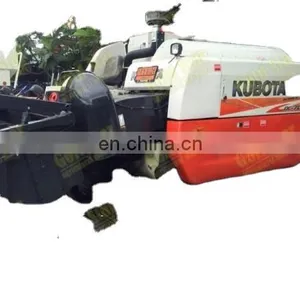 Second Hand Kubota Harvetser Almost New Used Rice Combine Harvester Japanese Brand Kubota for Sale thumbnail-1