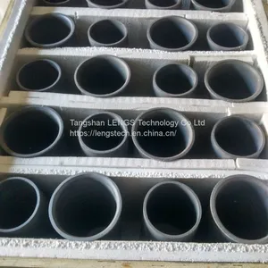 RBSiC Silicon Carbide Ceramic Burner Tubes, SiSiC Burner Nozzles, Gas Burner Protetive Tubes thumbnail-1