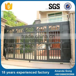 Lower Cost Cheap Wrought Iron Gate With Spear Points Point thumbnail-5