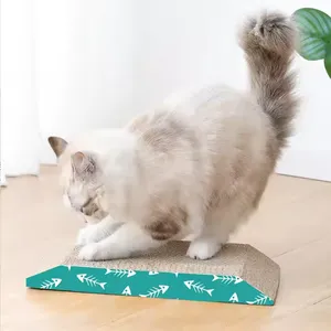 MEOW LOVE Cat Scraper Board Side Cat Scraper Pad After Cat Scraper Design Triangle thumbnail-1