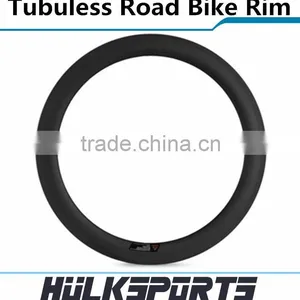 Lightweight Xiamen Export Erd 526mm Carbon Road Bicycle Rim Carbon Fiber Rim Wheel Tubuless Rims thumbnail-3