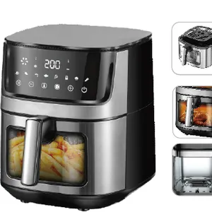 Home Portable Visual Multifunctional Fully Automatic Smoke Free Intelligent Electric Fryer（Wechat:13510231336） thumbnail-2