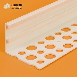 Commercial Grade Vinyl T Bar Casing Bead Stucco Plastic PVC Corner Bead for Stucco CAT112 thumbnail-1