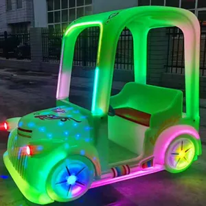 Children's Electric Amusement Cars for Playgrounds, Battery-powered Bumper Cars for Children in Squares, Parent-child Double-seater Timed Glowing Toy Cars thumbnail-2