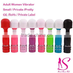 Pocket Mini Cute Wand Massager Strong Motor Vibration Sex Vibrator Penis Massager Sex Toys thumbnail-4