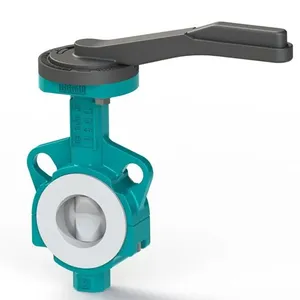 H41 Type PTFE/PFA/FEP Lined Lift Through Way Check Valve thumbnail-5