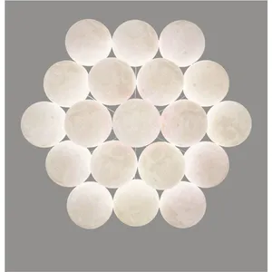 Moon-Ball Cluster Pendant - White Plastic Spheres G9 7/13/19-Ball thumbnail-2