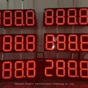 High Brightness LED Gas Price Panel Board 888.8 Dustproof Waterproof Digital Screen for Australia Gas Station Retail Business thumbnail-3