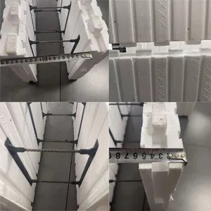 EPS Foam Board ICF Block Building Blocks System Concrete Forms Insulated Energy-saving China Factory Concrete Block Molds thumbnail-5