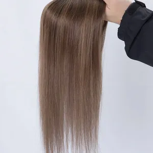 Findingdream Medium Brown Remy Hair Topper thumbnail-3
