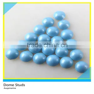 Hotfix Loose Aluminum Dome Studs Rose Brass Studs Iron on Half Round Studs thumbnail-5