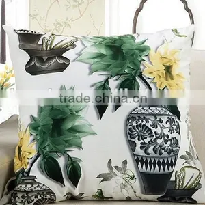 Vase and Flower Design Cushion for Car , Seat ,home Decoration thumbnail-4