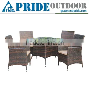 Outdoor Synthetic Rattan Garden Furniture Cheap Manufacturers Set Poly Rattan Garden Furniture thumbnail-1