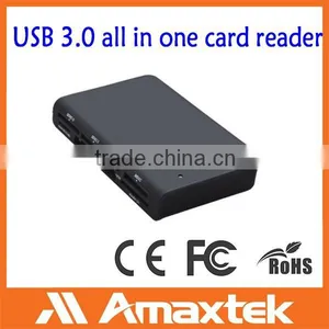 Amaxtek USB 3.0 Card Rader 8 Slots Card Reader SD/ CF/ Mirco SD/ MS /M2 Card Driver thumbnail-1