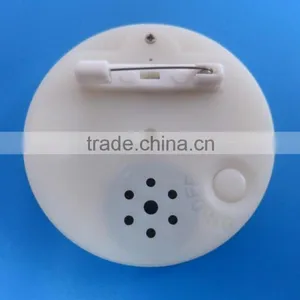 Voice Badge With Custom Sound Message for Gift, Blank ABS Material Sound Badge Pins thumbnail-2