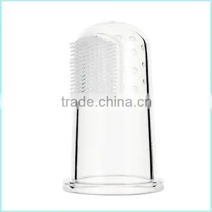 Food Grade Silicone Infant Finger Toothbrush thumbnail-1
