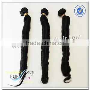 Top Quality Fast Delivery Wholesale Weaving Hair Extension Type 100 Brazilian Hair Weave Spring Curl Loose Wave Weft Supplier's Choice thumbnail-2