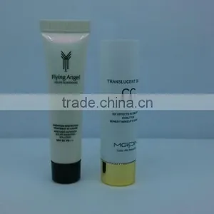 Dia 19MM Packing Tubes for Cosmetics, White PE Tube With Screw Cap thumbnail-1