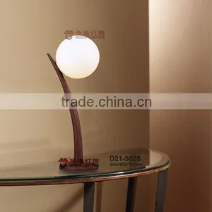 Wood and Glass Desk Lamp thumbnail-1