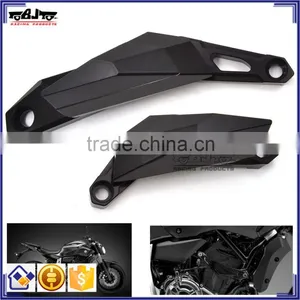 BJ-FS-MT07 Black Aluminum 6061 Slider Crash Protector for Yamaha MT07 13-15 Professional Manufacturer Motorcycle Frame Slider thumbnail-1