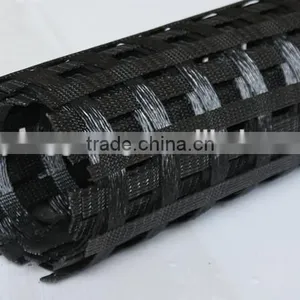 Warp Knitting Polyester Uniaxial Geogrid Retaining Wall Systems for Reinforcement thumbnail-4