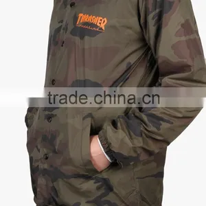 Camouflage Coaches Jacket, Custom Camouflage Coaches Jacket, Camouflage Cheap Coaches Jacket thumbnail-6