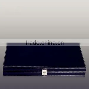 Backgammon and Chess Box and Case Leather Backgammon thumbnail-3