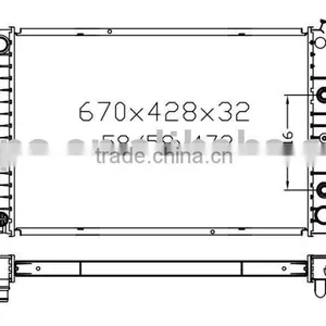 Car Radiator(suitable For: G Series Vans/Cutlass DPI:162 AT) thumbnail-1
