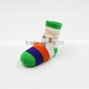 Newest Baby Socks With Stripe and Cartoon Pattern Printed thumbnail-2