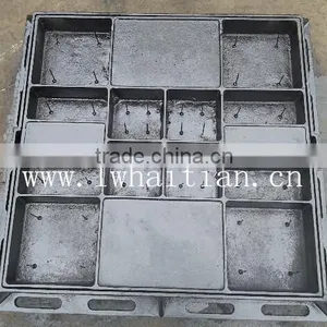 EN124 D400 Ductile Iron Double Triangular Manhole Cover thumbnail-4