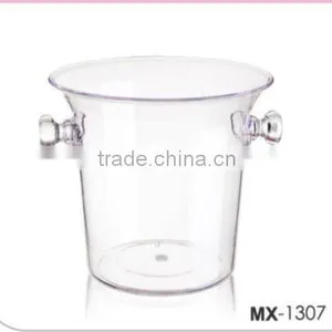 Hot Sale High Quatity Transparent Plastic Trash Can thumbnail-1