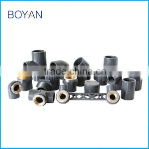 China Supplier BOYAN Irrigation Fittings Grey ASTM SCH80 CPVC Coupling thumbnail-3