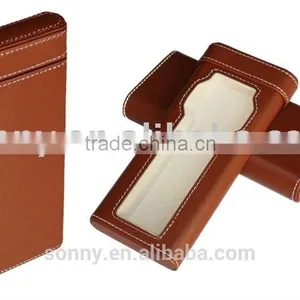 Brown Leather Wholesale Watch Case thumbnail-1