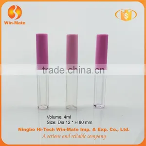 Hot-selling Bright Color Transparent Pink 8*1.2mm Cosmetic Lipgloss Tube Packaging thumbnail-5