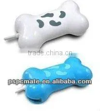 PC Computer White/blue Bone Shape USB 2.0 4 Port Hub New thumbnail-1
