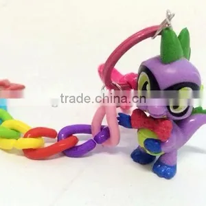Lovely My Little Pony Action Figures Colorful Dash Pony Kids Toys Doll Set 12pcs Key Chain thumbnail-2