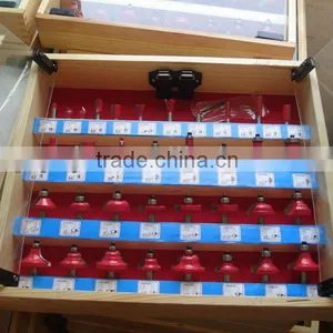 TC-035B High Quality Hand Machine Tool Parts 35PCS TCT Router Bit Set For Wood Cutting thumbnail-2