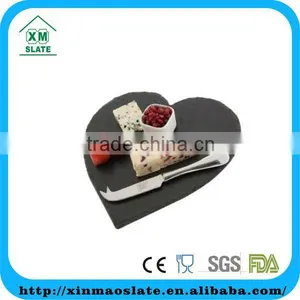Natural Black Heart Slate Cheese Board thumbnail-1