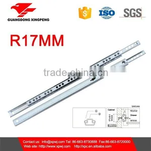 17mm Double Side Travel Mini Ball Bearing Drawer Slides thumbnail-1