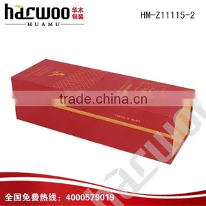 Hinged Cardboard Wine Gift Box for Sale thumbnail-2