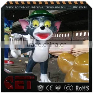 Fiberglass Squirrel Statues Fiberglass Animal Statues Cartoon Character Figurine thumbnail-4