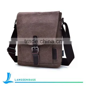 Wholesale Fashion Canvas Messenger Bag Shoulder Bags Men Outdoor Bag thumbnail-2