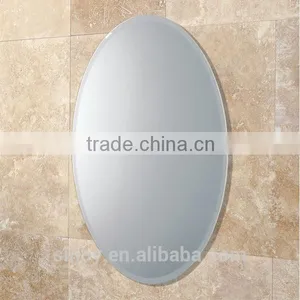 High Quality Oval Mirror Glass /Wall Mirror Glass in Customer Size thumbnail-5
