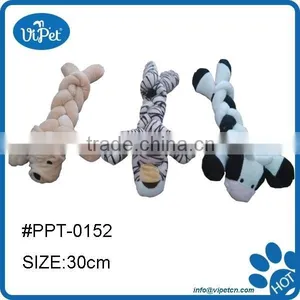 Lovely Cow Tiger Animal Plush Pet Toy thumbnail-1